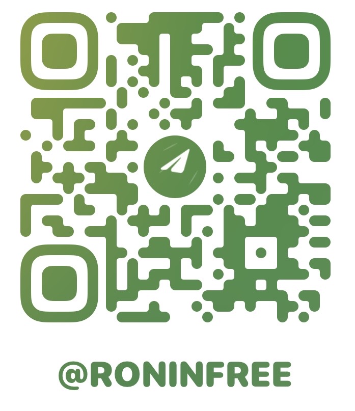 Telegram QR — @roninfree